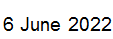 9June, 2022