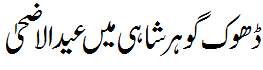 در مُرشد پہ عید الاضحیٰ - Eid ul Aza at Dhoke Goharshahhi