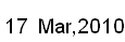 17 Mar, 2011