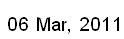 6 Mar, 2011
