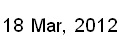 18 Mar, 2012