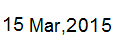 15 Mar, 2015