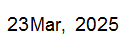 23 Mar, 205