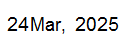 24 Mar, 2025
