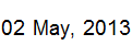 2 May, 2015
