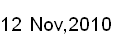 12 Nov, 2010