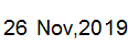 26 Nov, 2019