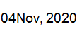 4 NOv, 20