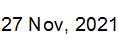 27 Nov, 2021