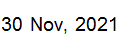 30 Dec, 2021