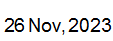 25 Nov, 2023