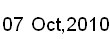 7 Oct, 2010