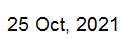 25 OCt, 2021