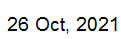 26 Oct, 2021