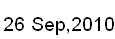 26 Sep, 2010