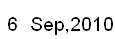 6 Sep, 2010