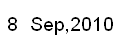 8 Sep, 2010